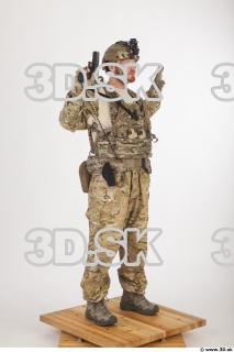 Soldier in American Army Military Uniform 0119